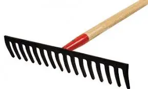 
Rakes with twisted tines (with 10, 12 or 14 tines) 