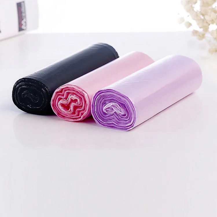 35Pcs/Rolls Tangjin Produce Clear Raw Material Pe Bag Outdoor Or Home Use Tear Off Trash Rubbish Garbage Bag For Can Liner