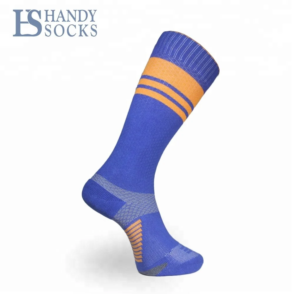 
Custom soccer cushion best compression wholesale knitting socks 