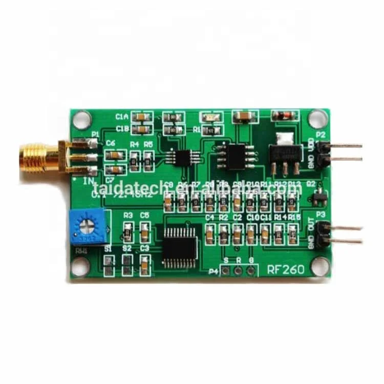  Taidacent High Sensitivity 0.1~2.4GHz RF Power Measurement Radio Frequency Detector