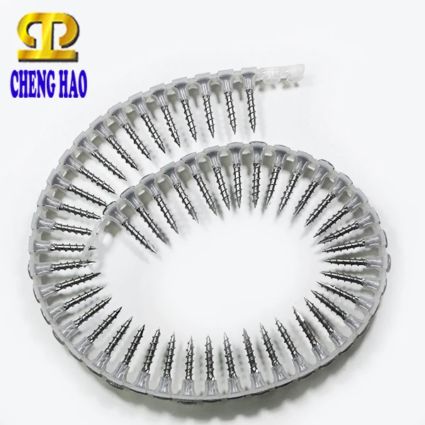 Taiwan Made Bugle Head Phillips C1022 Harden Collated Wood Self-Tapping Screw