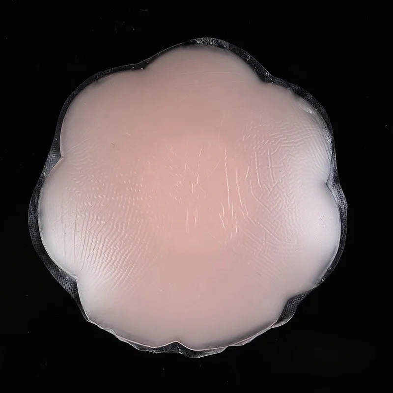 
 Многоразовые самоклеящиеся силиконовые накладки на соски, накладки на бюстгальтер, невидимые лепестки груди  