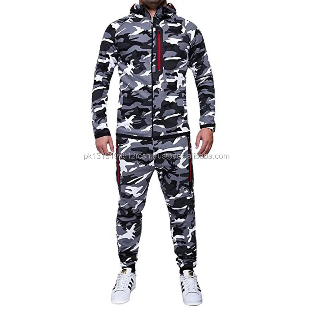 Camo Tracksuit / Army Style Running Suits