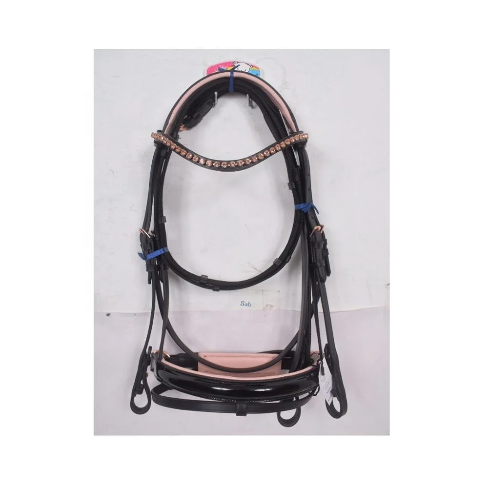 
Rose Gold Cut Back Horse Bridle 