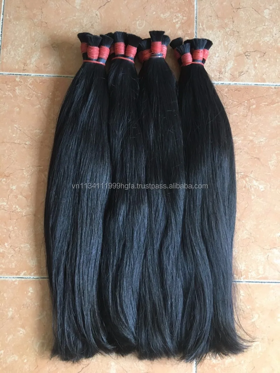
May 2017 Filipino Unprocessed black hair Straight natural no tangle free shedding even after washing 400gr 41cm 