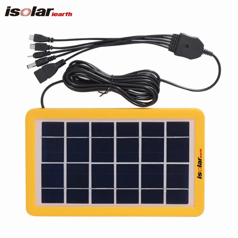 3.5W portable solar phone mobile  panel charger   cell phone solar power charger solar portable mobile
