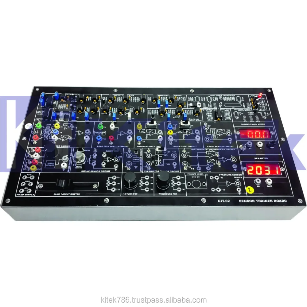 sensor trainer kit  universal sensor trainer kit transducer trainer kit by kitek model no uit 02