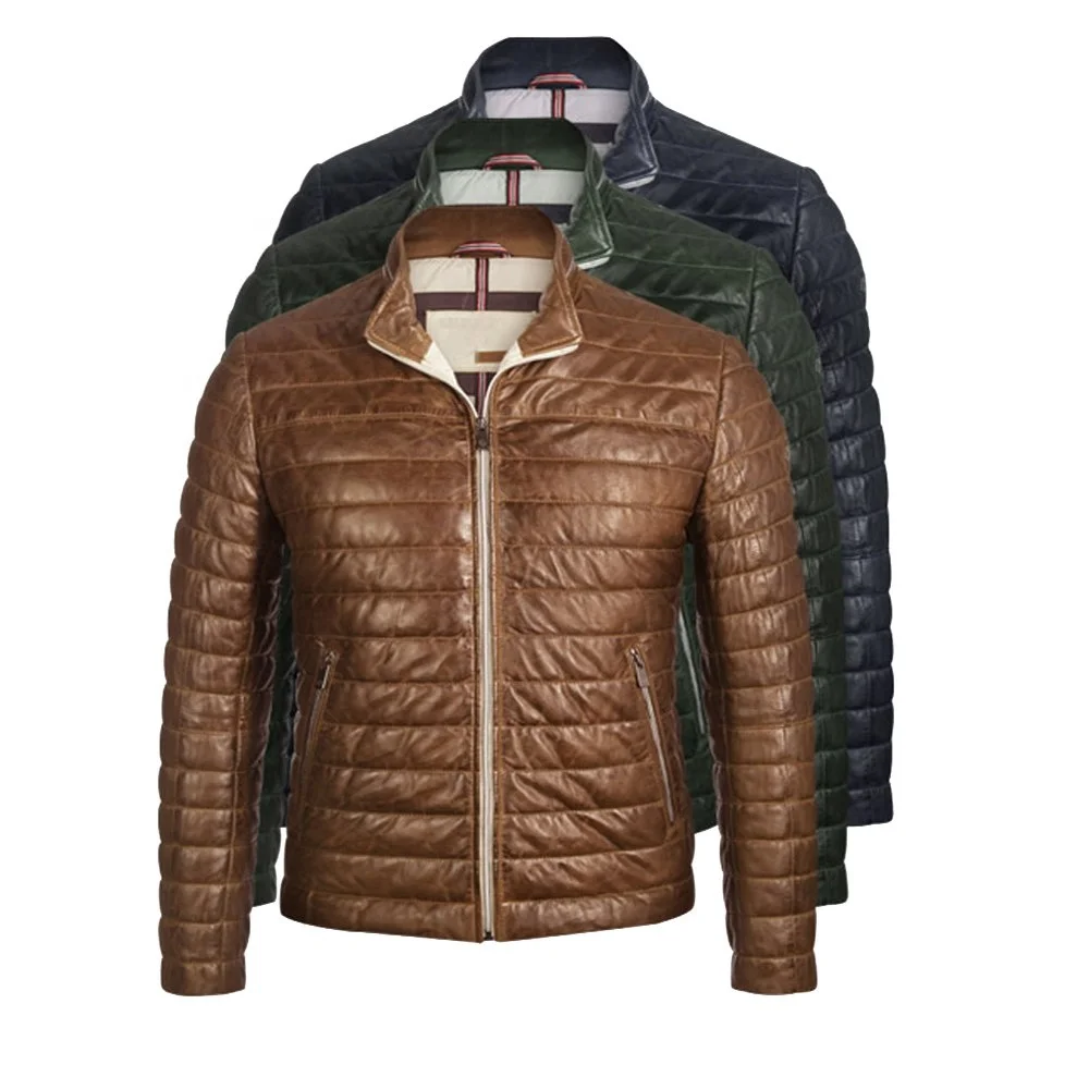 Men Slim fit Pu leather jackets streetwear boys leather jacket wholesale price men fashion leather jacket