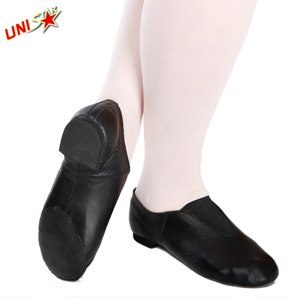 Hot Selling Dancing Leather Shoes Sheepskin Jazz Dance Shoes for Women Bags Fashion Black Cow OEM Training Fabric Packing Color
