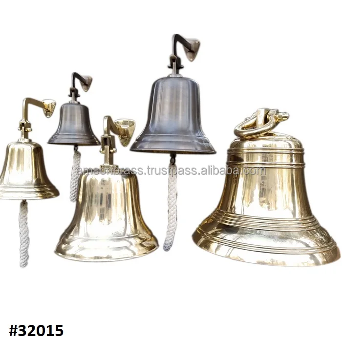 Church Handheld Bell 4 Sound Solid Brass