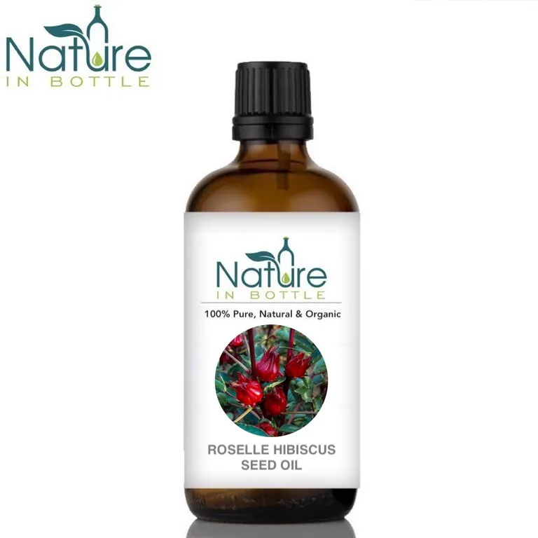 Roselle Hibiscus Seed Oil | Roselle Oil | Rosella Seed Oil - Pure and Natural Cold Pressed Carrier Oils - Wholesale Bulk Price