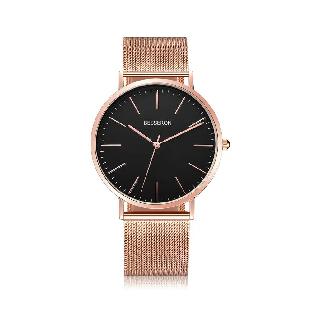 Original manufacturer factory price watches classic design 316L stainless steel Japan movement wristwatch for women men