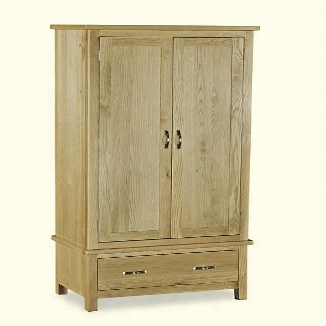 Vietnam manufacturer oak wooden living room bedroom cabinet coffee occasional furniture wholesale 2 Drawer Large Bookcase oak