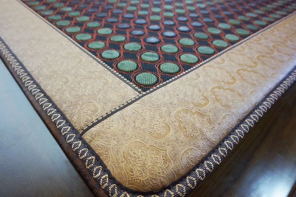 infrared heated negative ion thermal jade Germanium health massage mattress