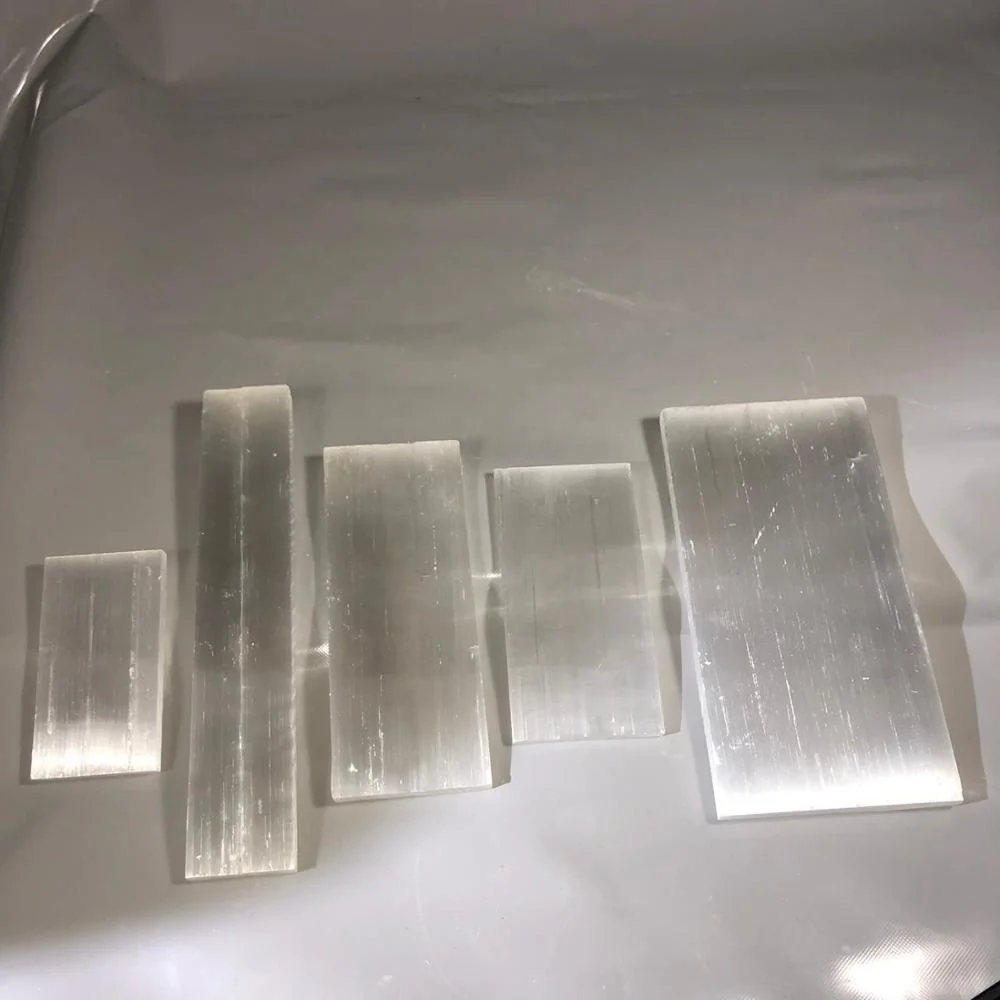 
Selenite Tiles and selenite slab Natural Surface 
