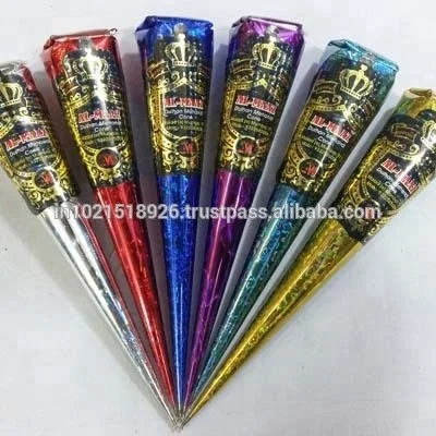 Instant Black Henna Mehendi Cones