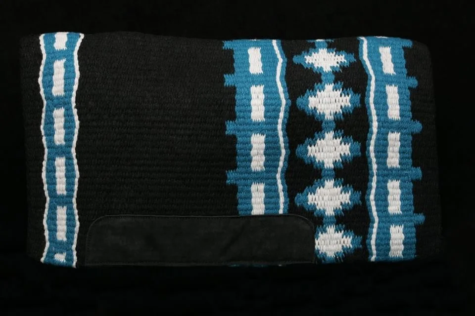 New Zealand Woollen Saddle Blanket High Quality Pure Wool Hand Weave Saddle Pad Assorted Designs