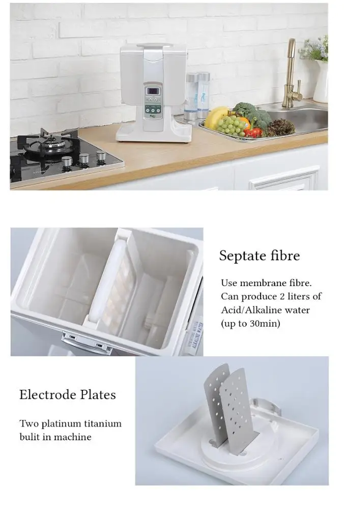 Superoxide and Alkaline Water Ionizer/ Super-Alkaline and Acidic Medical Grade Water Producer Made In Korea