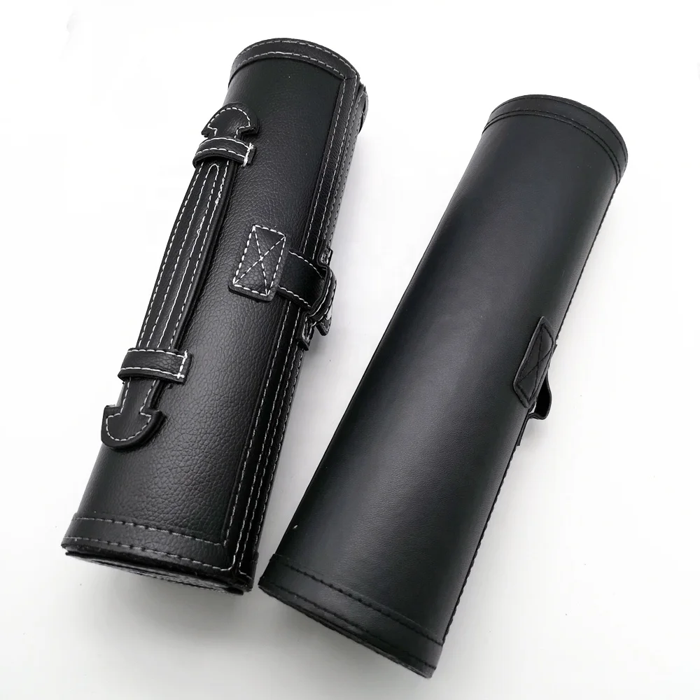 Promotional Custom Made High Quality Man Gift Hotel Home Outdoor Traveling Portable PU Leather Case Shoe Shine Kit