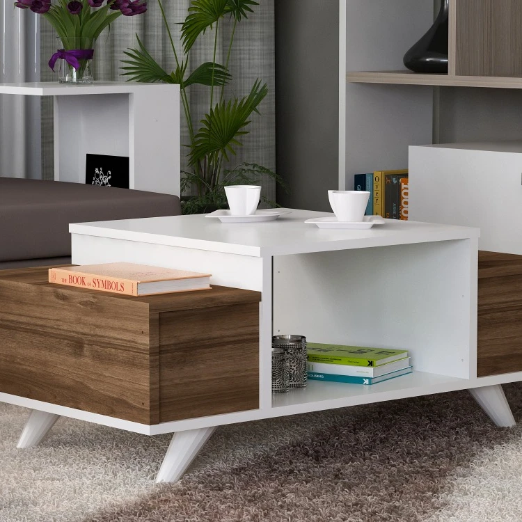 Eriberto coffee table white walnut-coffee table