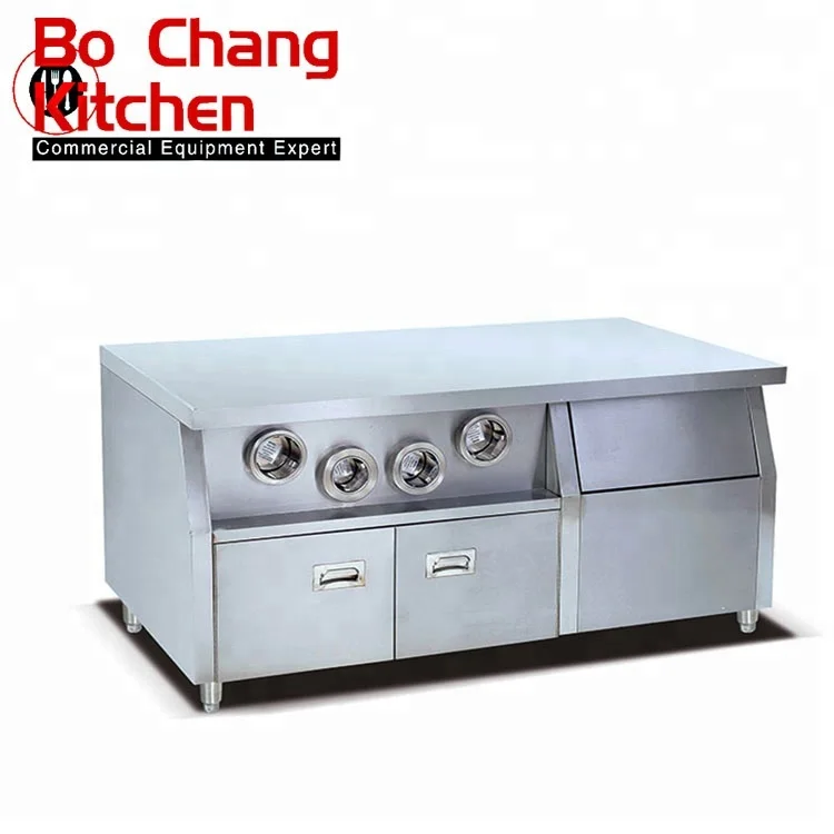 Hot Sale Counter top KFC French Chips Warmer/ Fast food display machine