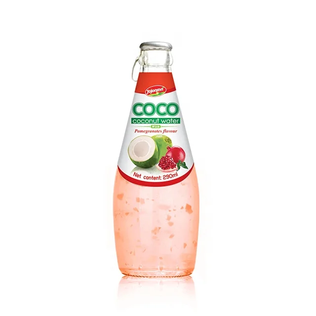 
Coconut Water private label Coconut drink with pulp Strawberry flavour JOJONAVI brand 