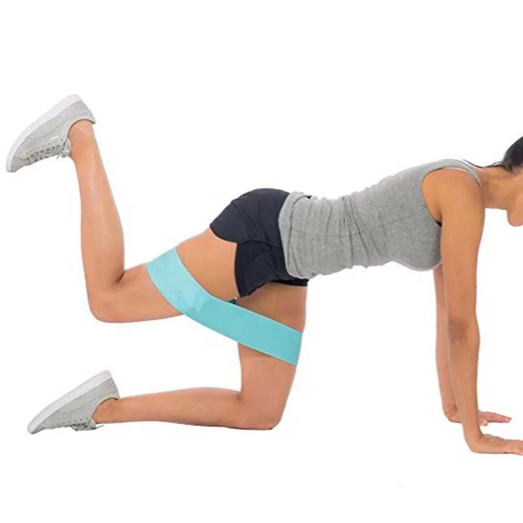 2022 Wholesale Customized Hip Circle Resistance Band with pvc rubber logo