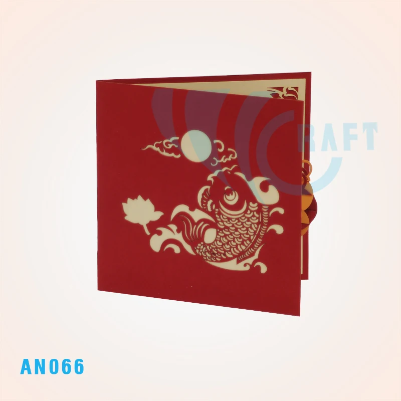 Animal 3D pop up greeting card handmade Vietnam Best Choice Handicraft Paper Crafts from Viet Nam Love Themed Paper Crafts