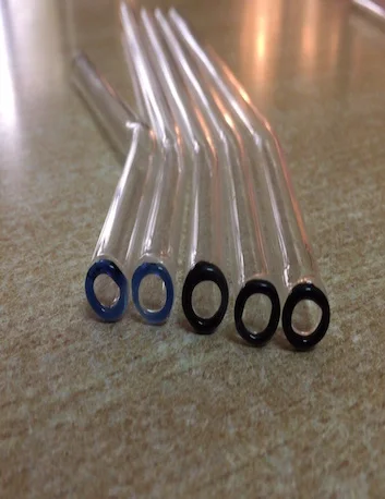 Glass Straws New Glass Straw Colored Borosilicate 3.3 Straight Glass Drinking Straws For Cocktails Shaker