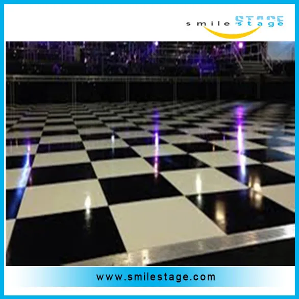 wood light up portable high quality dance floor