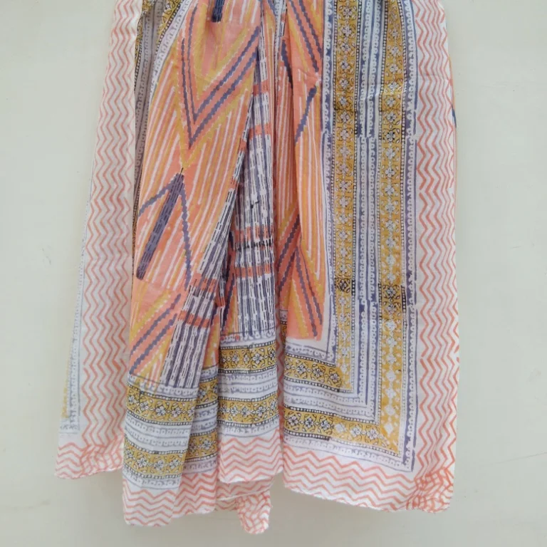 Женский хлопковый шарф-саронг