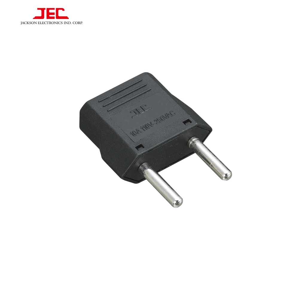 JEC Taiwan Universal Travel adaptor adapter US USA to EU EUR AC Power Wall Plugs Plug Converter