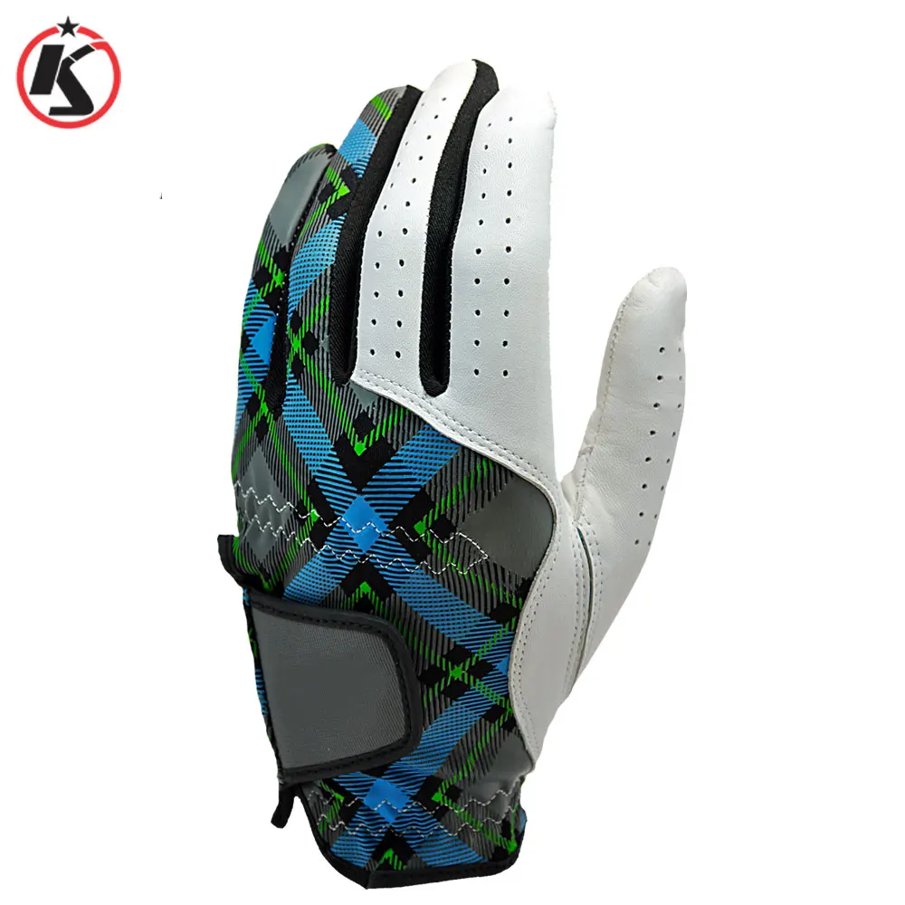 Custom Colour Leather Golf Gloves For Men