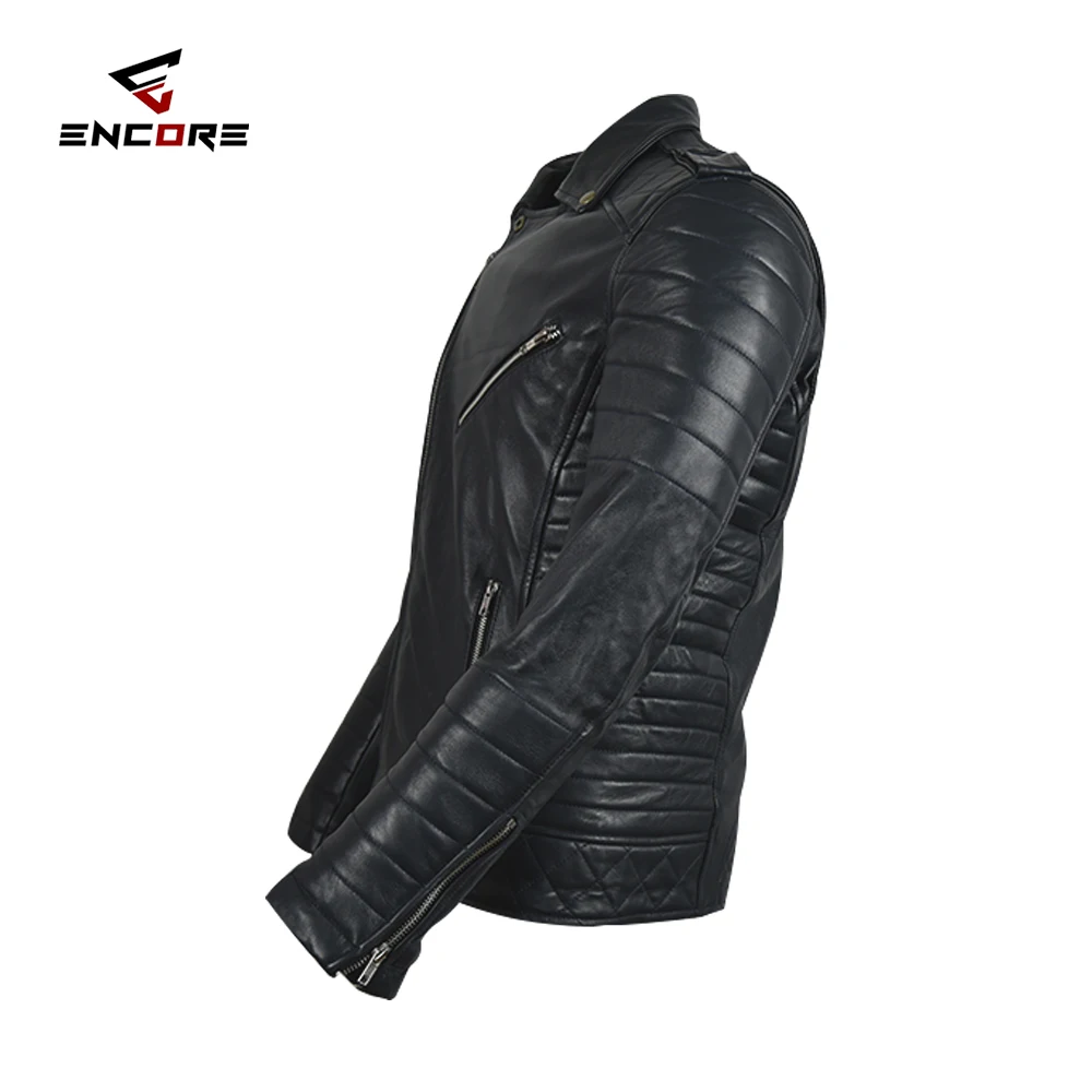 High Tech Gear Motorcycle Men Leather Jackets , Top Quality Men Sheep Leather Fashion Jackets