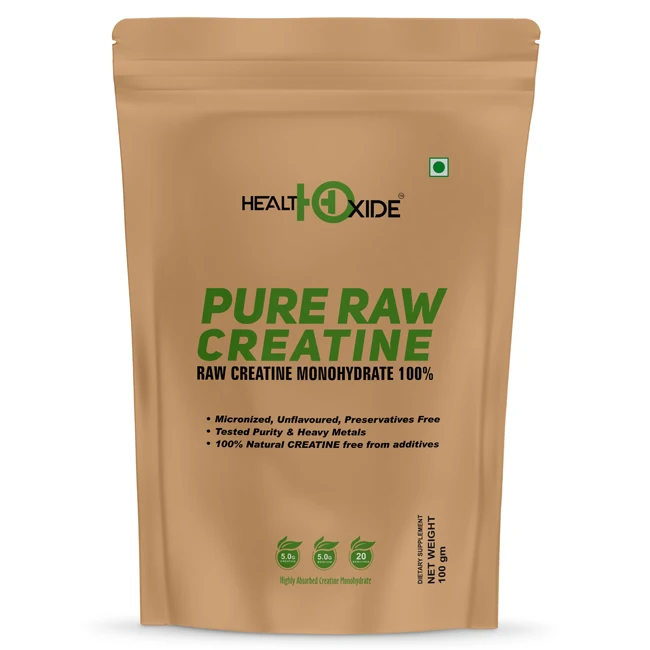 100gm Pure Raw Creatine Monohydrate Powder (62000364856)