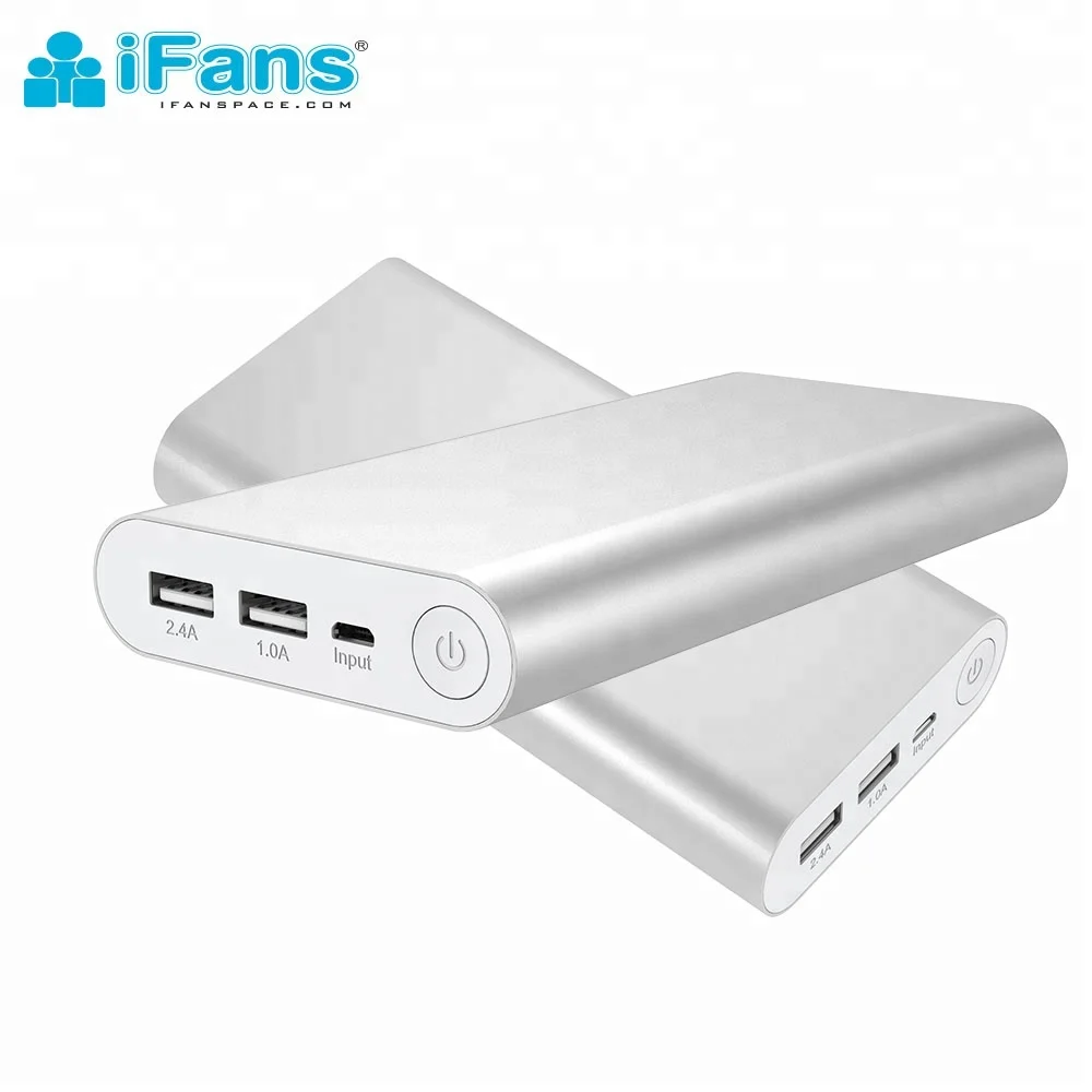 
iFans Dual 2 USB Phone Portable Charger Power Bank 20000mAh 