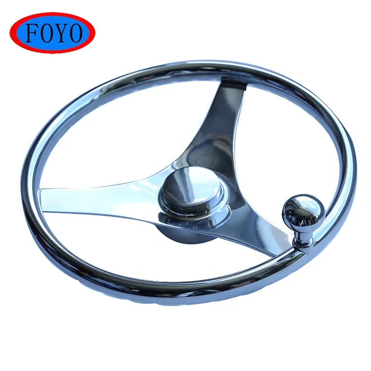 Рулевое колесо для лодки из нержавеющей стали, 13,5 дюйма, 3 Спицы, аксессуары для яхты