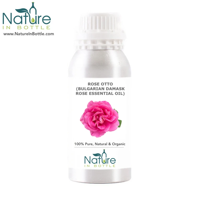 Organic Rose Oil | Bulgarian Rose Essential Oil | Damask Rose Otto Bulgaria - Pure & Natural Steam Distilled Essential Oils