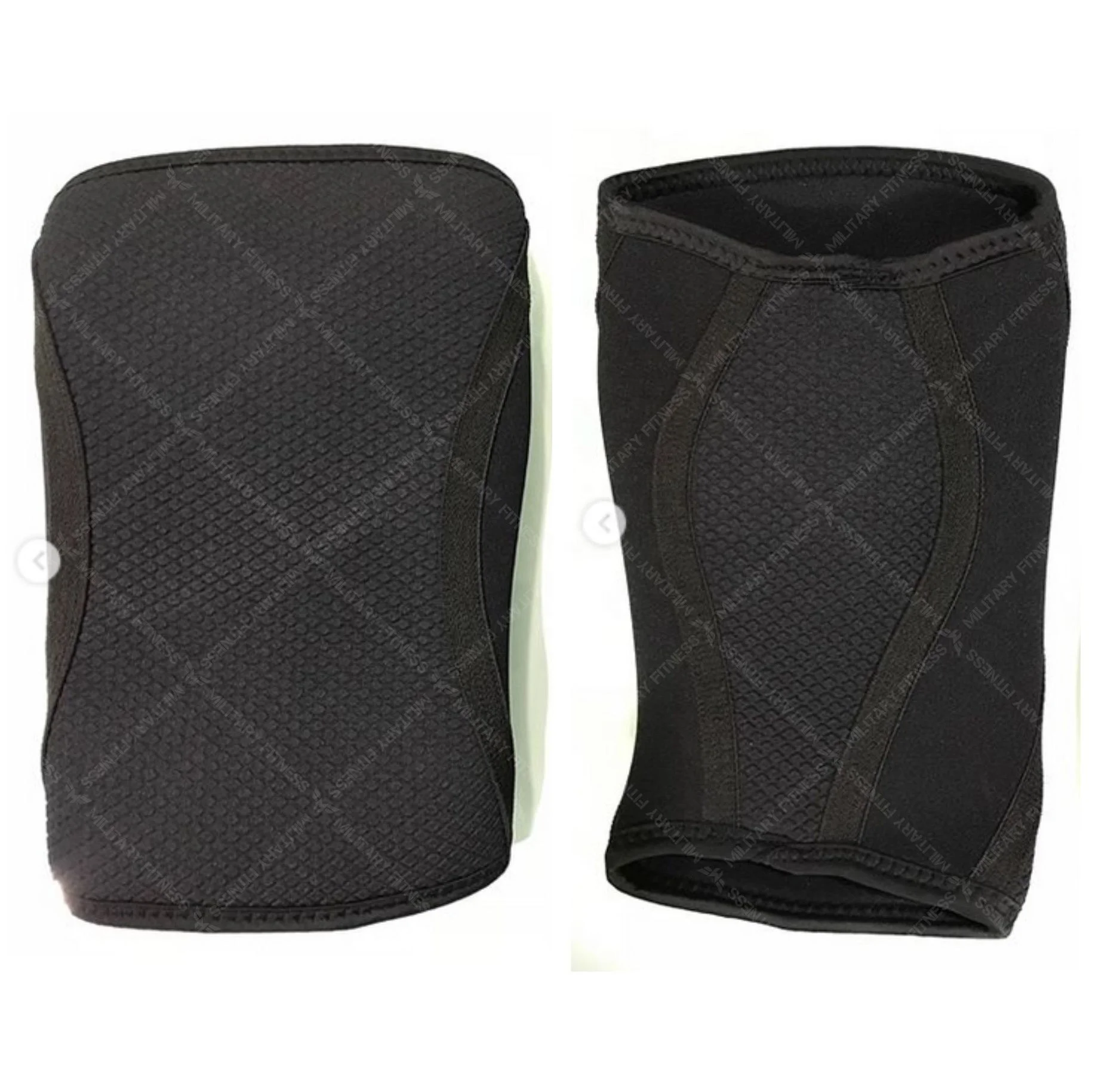 New Arrivals Knitted Elastic Nylon Sports Knees Sleeves with Side Belt Compression Knee Sleeves