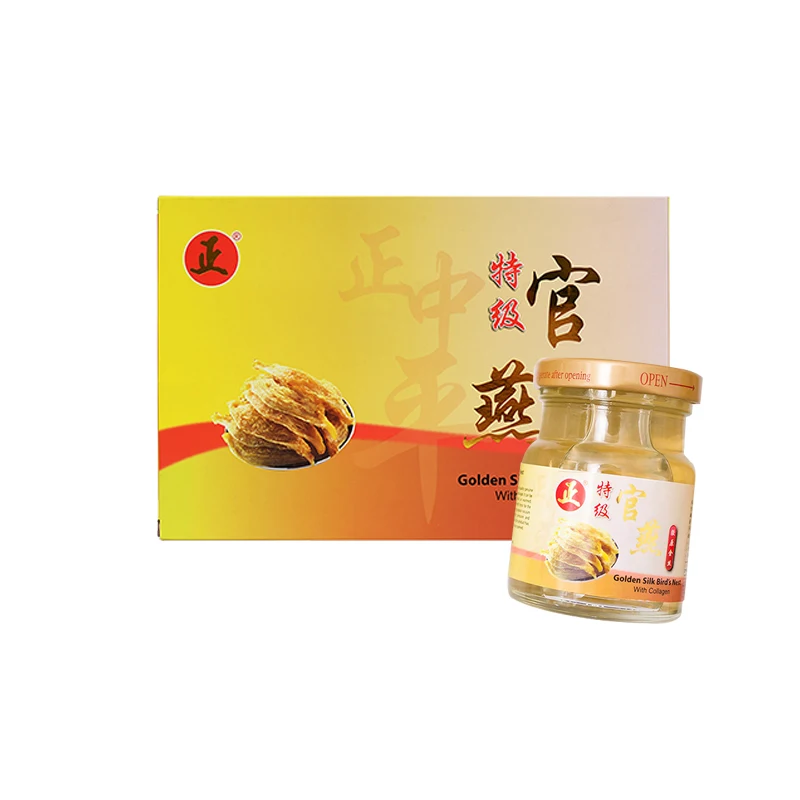Indonesia Edible Bird Nest With Collagen Golden Silk