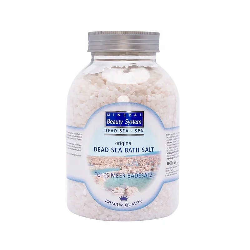 Different Colors and Fragrances Dead Sea Pure Natural Bath Salt Rose - Pure Natural skin and Body care SPA