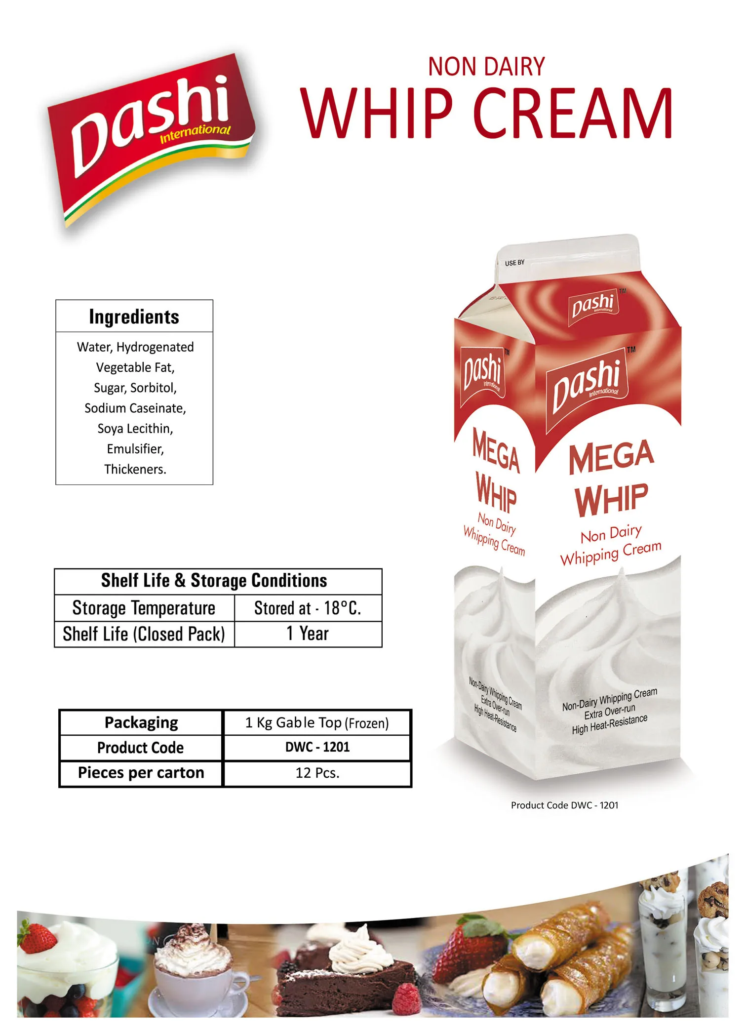 Whip Cream Non Dairy