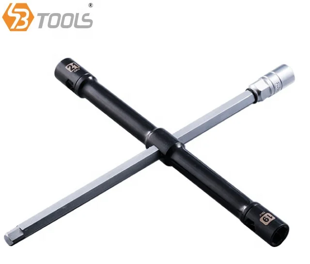 
Storable Cross Lug Nut Wheel Wrench 