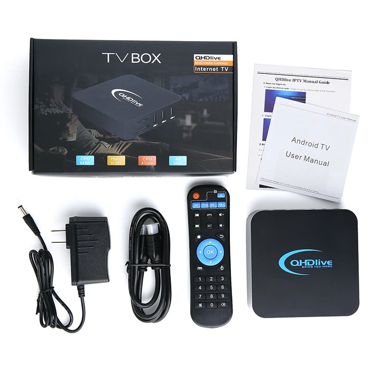 Multi Channel IPHD TV  VOD Android 4K  LIVE  TV Box