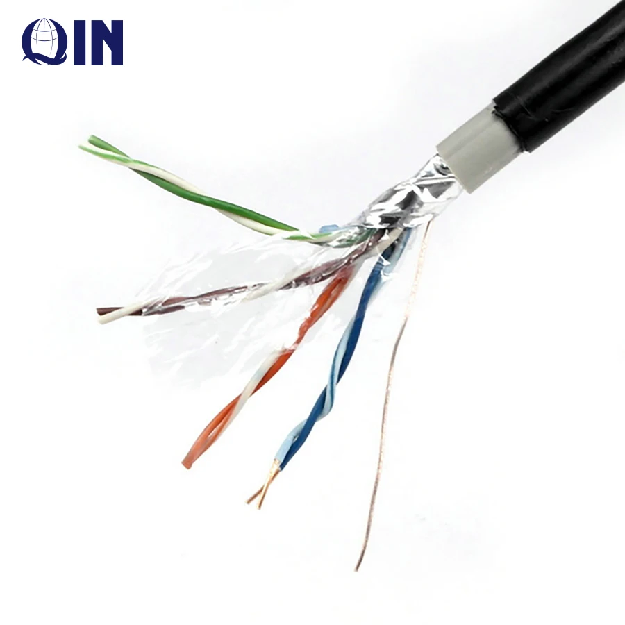 Qin Manufacture with best price Lan Cable/Network Cable Cat5e Cat6 UTP/FTP/SFTP Cat5 Network Cable