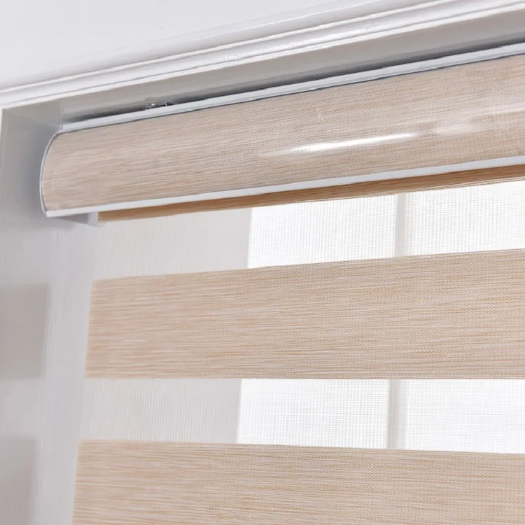 Custom Logo Size Measurement Polyester Zebra Roller Blinds