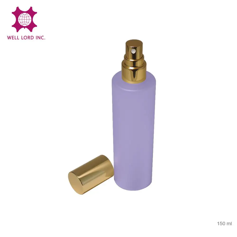 Durable 150ml multi purpose purple color tall cylinder plastic bottle for linen home scent fragrance room spray