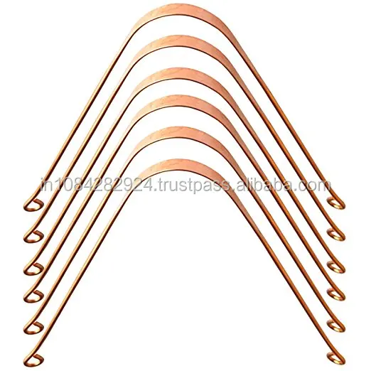 Скребок для языка AYURVEDIC PURE 100% COPPERS антимикробный