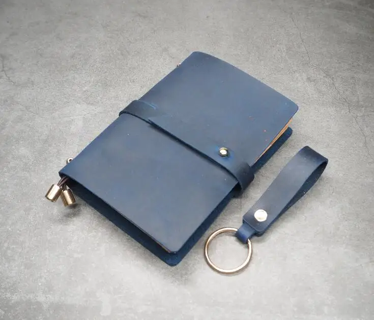 Кожаный чехол Crazy horse для блокнота ручной работы