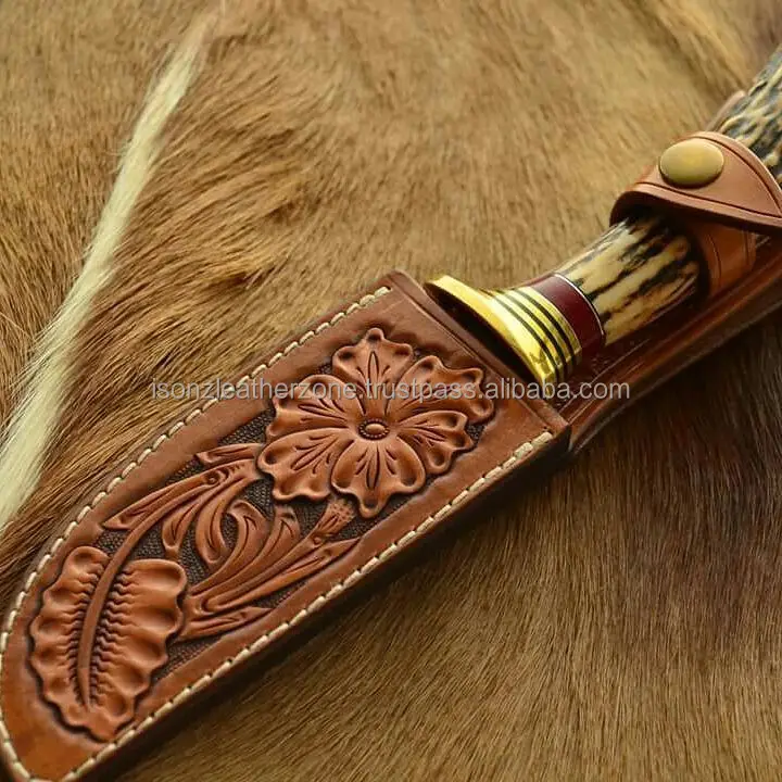 Leather Knife Sheath   ISONZ Leather